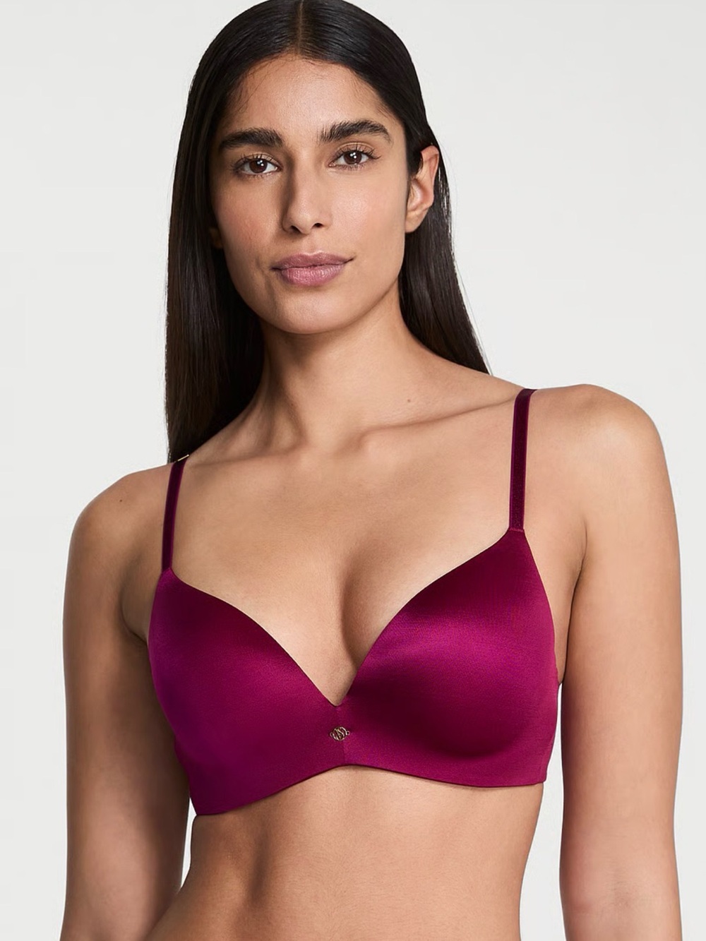 Victoria’s Secret So Obsessed Smooth Wireless Push-Up Bra Deep Berry Size 36 DD